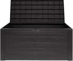 Merkloos Woody Tuin Opbergbox - 324 Liter 45x120x60 Cm - Tuinkussenbox - Antraciet/bruin 17 Merkloos Woody Tuin Opbergbox - 324 Liter 45x120x60 Cm - Tuinkussenbox - Antraciet/bruin -Tuinmeubelen 1200x996