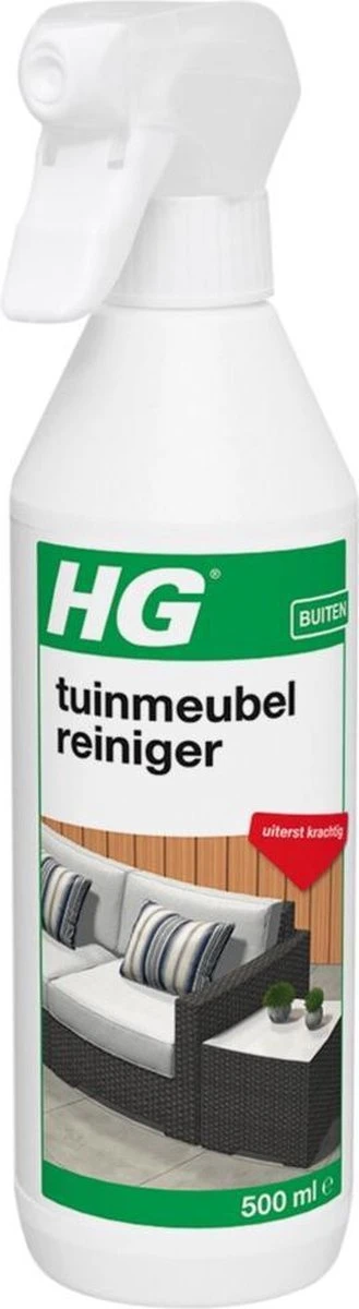 HG Tuinmeubelreiniger - 500ml - Voor Alle Soorten Tuinmeubelen - Uiterst Krachtig 5 HG Tuinmeubelreiniger - 500ml - Voor Alle Soorten Tuinmeubelen - Uiterst Krachtig - Afbeelding 5