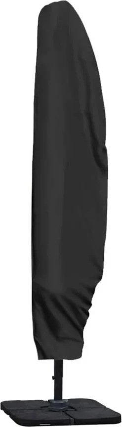 Parasolhoes Voor Zweefparasol - 265 Cm - Zwart - Waterbestendige Hoes Voor Parasol - Parasolhoes Staande Parasol Met Rits -Tuinmeubelen 343x1200