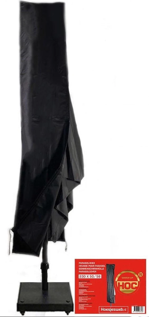 Parasolhoes - Ronde Zweefparasols T/m ø 4 M- Vierkante Zweefparasols T/m 3mx4m - Zware Dikke Kwaliteit - Met Stok Rits En Trekkoord 2 Parasolhoes - Ronde Zweefparasols T/m ø 4 M- Vierkante Zweefparasols T/m 3mx4m - Zware Dikke Kwaliteit - Met Stok Rits En Trekkoord - Afbeelding 2