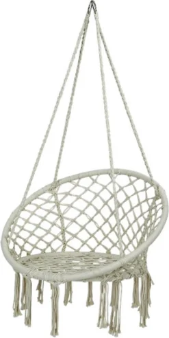 Macramé Hangstoel Beige - Beige Hangstoel - Hangstoel Touw - Hangstoel - Tot 110KG - Eenpersoons Hangstoel - Hang Stoel 1 Persoon - Hangstoel Voor Binnen - Hangstoel Zonder Standaard - Hangstoel Buiten 7 Macramé Hangstoel Beige - Beige Hangstoel - Hangstoel Touw - Hangstoel - Tot 110KG - Eenpersoons Hangstoel - Hang Stoel 1 Persoon - Hangstoel Voor Binnen - Hangstoel Zonder Standaard - Hangstoel Buiten -Tuinmeubelen 603x1200