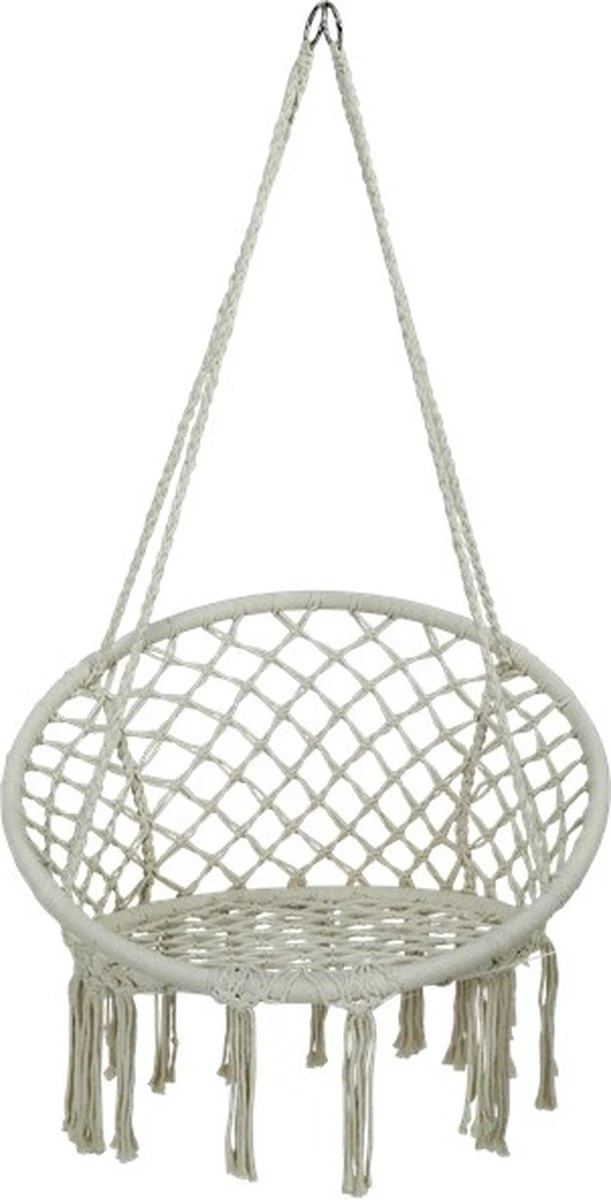 Macramé Hangstoel Beige - Beige Hangstoel - Hangstoel Touw - Hangstoel - Tot 110KG - Eenpersoons Hangstoel - Hang Stoel 1 Persoon - Hangstoel Voor Binnen - Hangstoel Zonder Standaard - Hangstoel Buiten 1 Macramé Hangstoel Beige - Beige Hangstoel - Hangstoel Touw - Hangstoel - Tot 110KG - Eenpersoons Hangstoel - Hang Stoel 1 Persoon - Hangstoel Voor Binnen - Hangstoel Zonder Standaard - Hangstoel Buiten