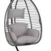 Lowander Egg Hangstoel Cocoon - Voor Binnen & Buiten - Met Standaard - Incl. Kussens