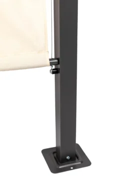 MaxxGarden Pergola - Partytent - Tuinpaviljoen Met één Gesloten Zijkant - 3x3x2,3 M - Cream -Tuinmeubelen 799x1200 8