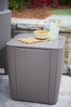 ALLIBERT Keter Luzon Opbergtafel - 39x39x43cm - Donkergrijs -Tuinmeubelen 800x1200 33