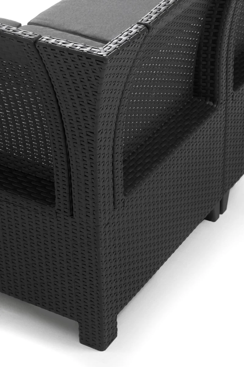 Keter Marie Hoek Loungeset Met Orlando Tafel - 6 Personen - Antraciet 6 Keter Marie Hoek Loungeset Met Orlando Tafel - 6 Personen - Antraciet - Afbeelding 6