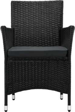 Polyrotan Balkonset - Bayamo - 3-delig - Zwart -Tuinmeubelen 805x1200 1