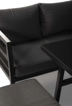 Merkloos Rocco | Loungeset Hoekset Tuinset | Aluminium| Hoekbank, Tuinbank, Tuintafel | 8 Zitplaatsen -Tuinmeubelen 820x1200