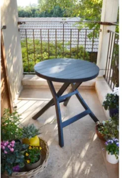 Allibert - Tuintafel - Oregon - Ø 70 Cm - Kunststof - Opklapbaar 8 Allibert - Tuintafel - Oregon - Ø 70 Cm - Kunststof - Opklapbaar -Tuinmeubelen 825x1200