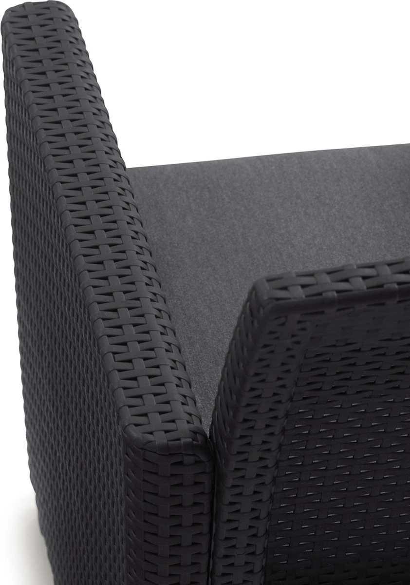 Keter Marie Hoek Loungeset Met Orlando Tafel - 6 Personen - Antraciet 9 Keter Marie Hoek Loungeset Met Orlando Tafel - 6 Personen - Antraciet - Afbeelding 9