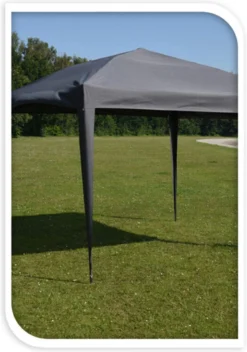 Ambiance Easy-up Partytent - 3x3m - Opvouwbaar - Grijs -Tuinmeubelen 842x1200
