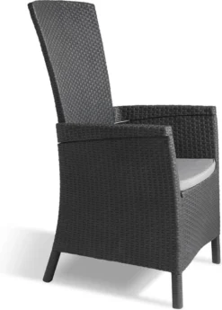 Allibert Vermont Verstelbare Tuinstoel - 64x68x107cm - Grafiet 28 Allibert Vermont Verstelbare Tuinstoel - 64x68x107cm - Grafiet -Tuinmeubelen 860x1200