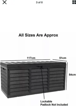 Grote Tuinkussen Opbergbox 320l UV-bestendig En Winterharde Tuinbox Met Wielen 10 Grote Tuinkussen Opbergbox 320l UV-bestendig En Winterharde Tuinbox Met Wielen -Tuinmeubelen 868x1200