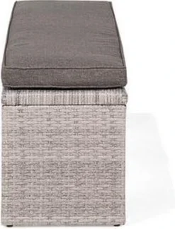 Beliani VITERBO - Loungeset Voor 8 - Grijs - PE Rotan -Tuinmeubelen 916x1200