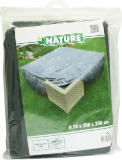 Nature - Tuinmeubelhoes - Beschermhoes Voor Loungeset - H70 X 250 X 250cm -Tuinmeubelen 921x1200 1