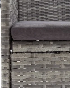 VidaXL 7-delige Tuinset Met Kussens Grijs En Zwart -Tuinmeubelen 964x1200 1