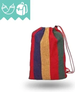 Dubbele Hangmat Rood Met Spreidstok - 1 Of 2 Persoons - Lig Oppervlak 190x150cm - Lengte 260cm -Tuinmeubelen 977x1200 1